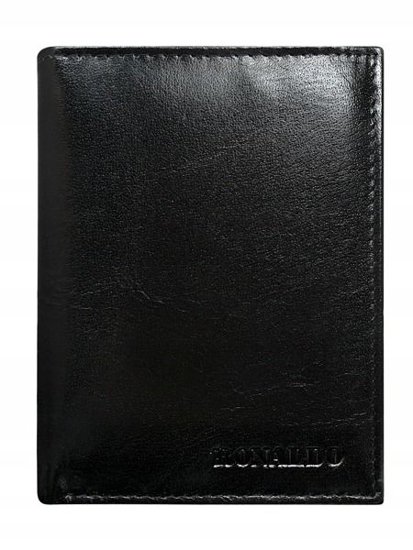 Men's Leather Wallet Black 612