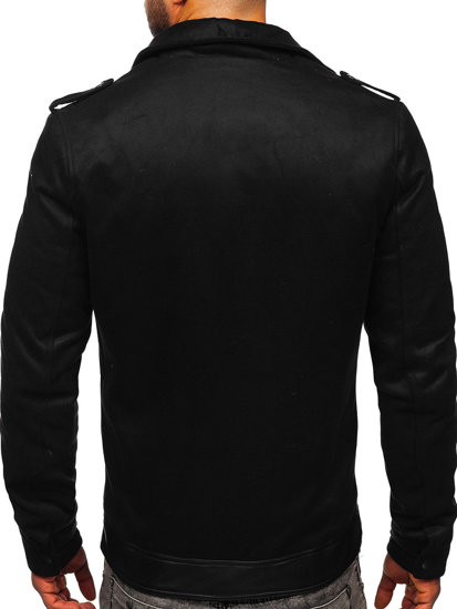 Men's Lightweight Biker Jacket Black 79M15501