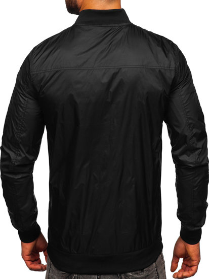 Men's Lightweight Bomber Jacket Black Bolf 5M708