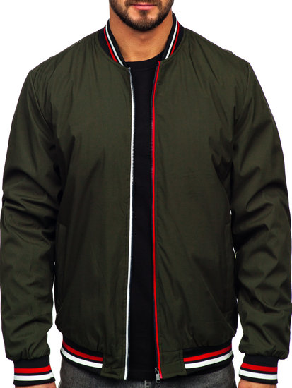 Men's Lightweight Bomber Jacket Khaki Bolf 84M3001