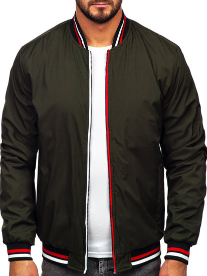 Men's Lightweight Bomber Jacket Khaki Bolf 84M3001