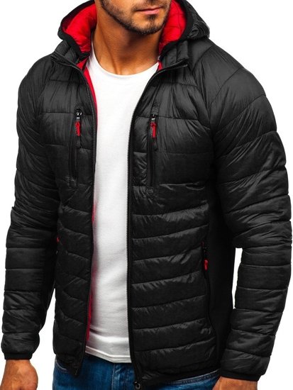 Men's Lightweight Down Jacket Black Bolf LY1019