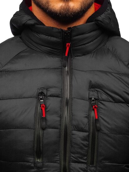 Men's Lightweight Down Jacket Black Bolf LY1019