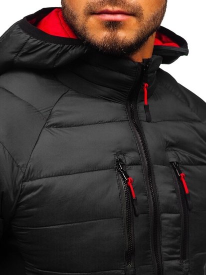 Men's Lightweight Down Jacket Black Bolf LY1019