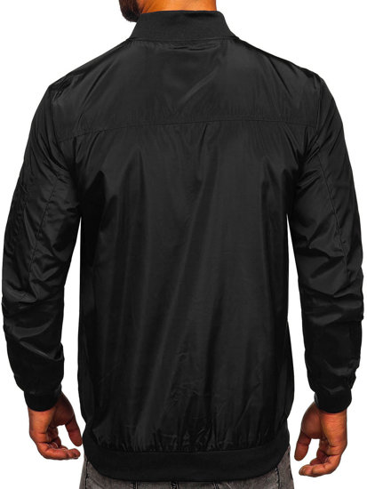 Men's Lightweight Jacket Black-Grey Bolf W3908