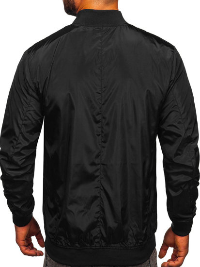 Men's Lightweight Jacket Black-Grey Bolf W3909