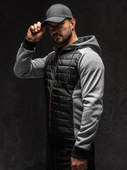 Men's Lightweight Jacket Grey Bolf KS2155