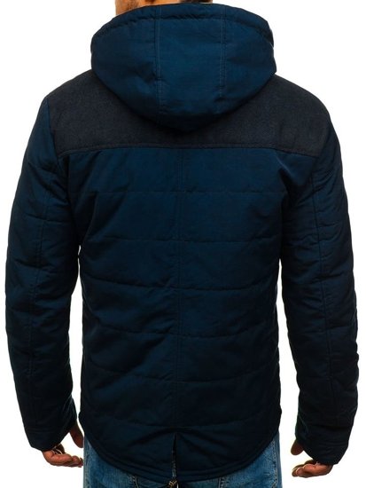 Men's Lightweight Jacket Navy Blue Bolf 1815