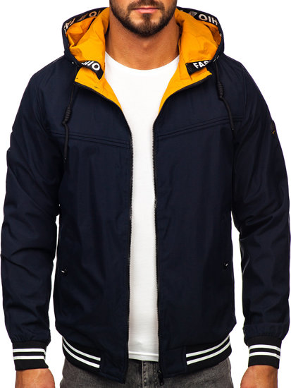 Men's Lightweight Jacket Navy Blue Bolf 7341