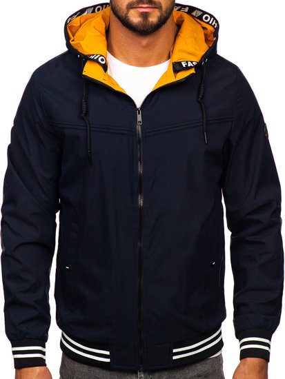 Men's Lightweight Jacket Navy Blue Bolf 7341