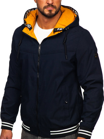 Men's Lightweight Jacket Navy Blue Bolf 7341