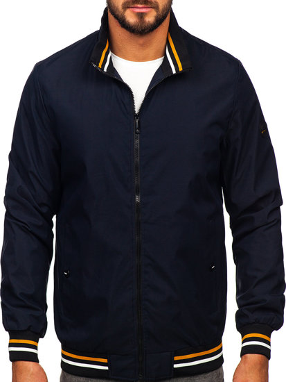 Men's Lightweight Jacket Navy Blue Bolf 7342