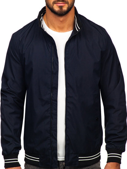 Men's Lightweight Jacket Navy Blue Bolf 7345