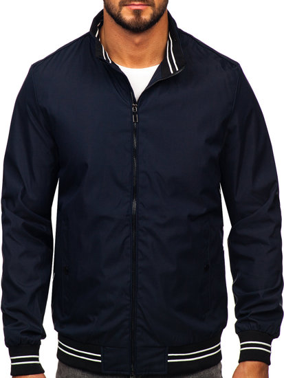 Men's Lightweight Jacket Navy Blue Bolf 7345