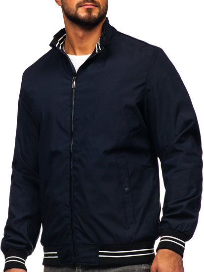 Men's Lightweight Jacket Navy Blue Bolf 7345