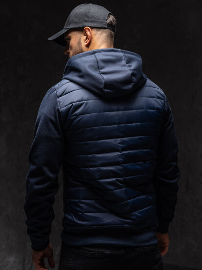 Men's Lightweight Jacket Navy Blue Bolf KS2232