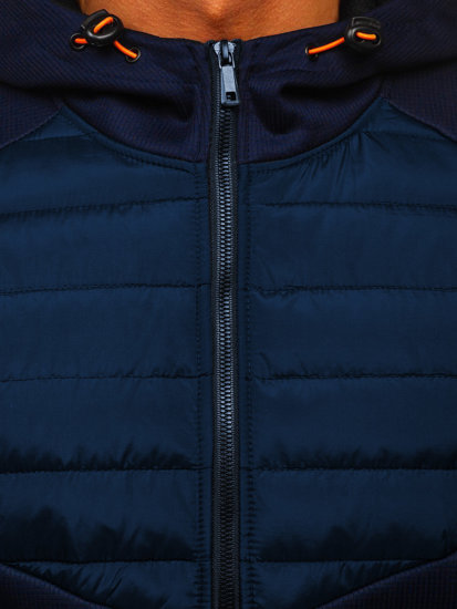 Men's Lightweight Jacket Navy Blue Bolf KS2232