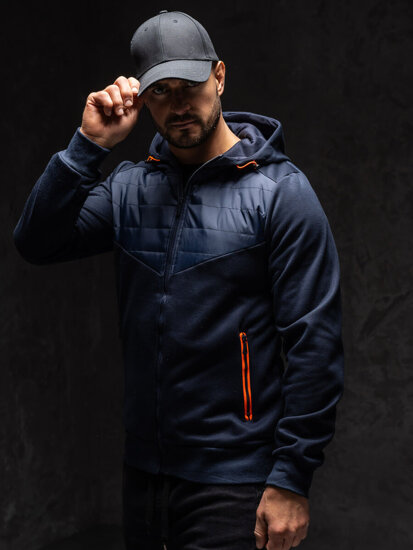 Men's Lightweight Jacket Navy Blue Bolf KS2232