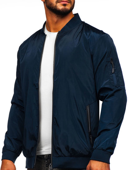 Men's Lightweight Jacket Navy Blue Bolf W3908