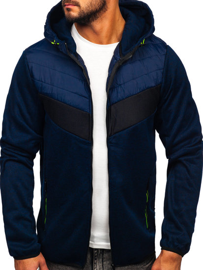 Men's Lightweight Jacket Navy Blue-Green Bolf BKS2153