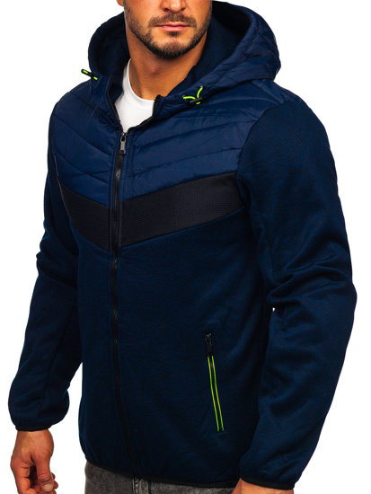 Men's Lightweight Jacket Navy Blue-Green Bolf BKS2153