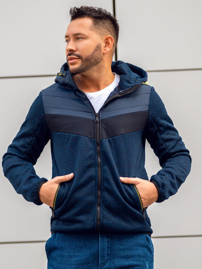 Men's Lightweight Jacket Navy Blue-Green Bolf BKS2153