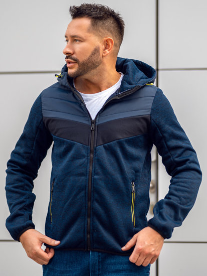 Men's Lightweight Jacket Navy Blue-Green Bolf BKS2153