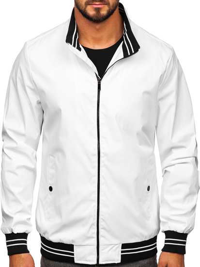 Men's Lightweight Jacket White Bolf 7345