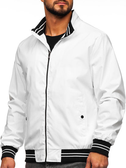 Men's Lightweight Jacket White Bolf 7345