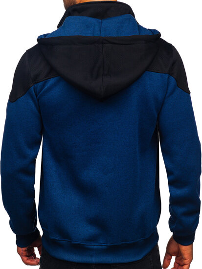 Men's Lightweight Jacket with hood Navy Blue Bolf TC1267