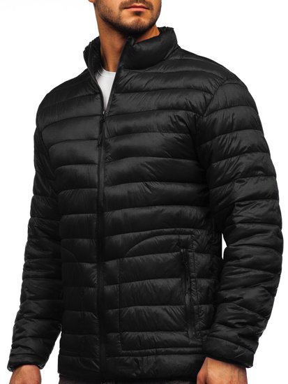 Men's Lightweight Quilted Jacket Black Bolf 13007