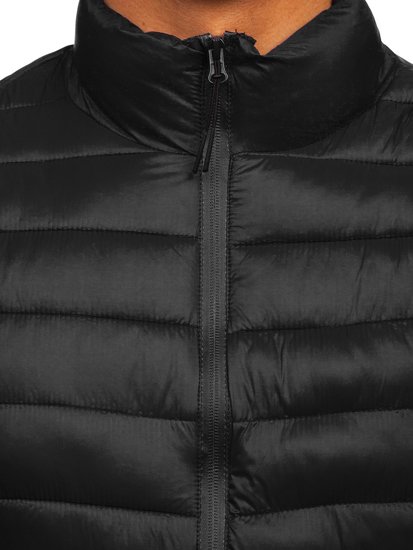 Men's Lightweight Quilted Jacket Black Bolf 13007