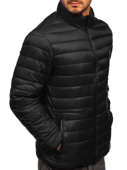 Men's Lightweight Quilted Jacket Black Bolf 13007