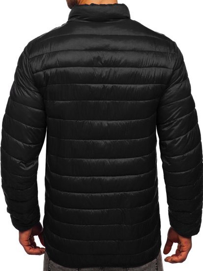 Men's Lightweight Quilted Jacket Black Bolf 13007