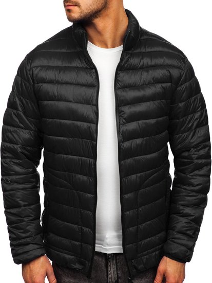 Men's Lightweight Quilted Jacket Black Bolf 13007