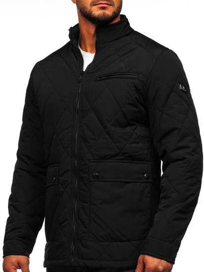 Men's Lightweight Quilted Jacket Black Bolf 22M11