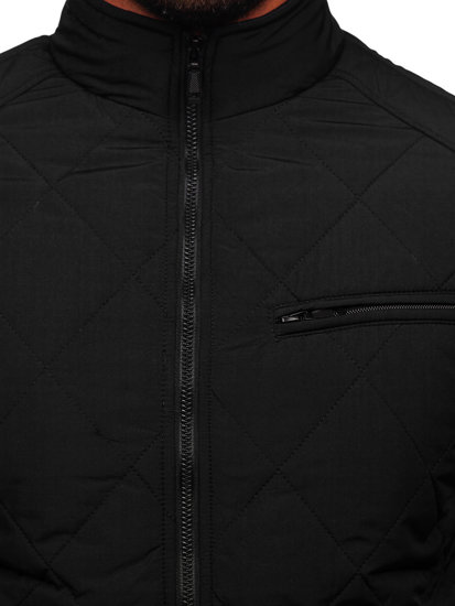 Men's Lightweight Quilted Jacket Black Bolf 22M11