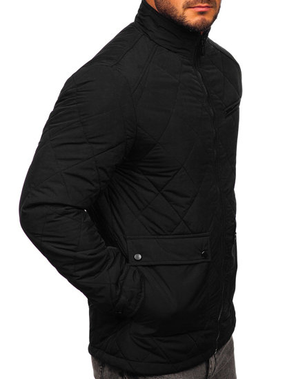 Men's Lightweight Quilted Jacket Black Bolf 22M11