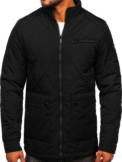 Men's Lightweight Quilted Jacket Black Bolf 22M11