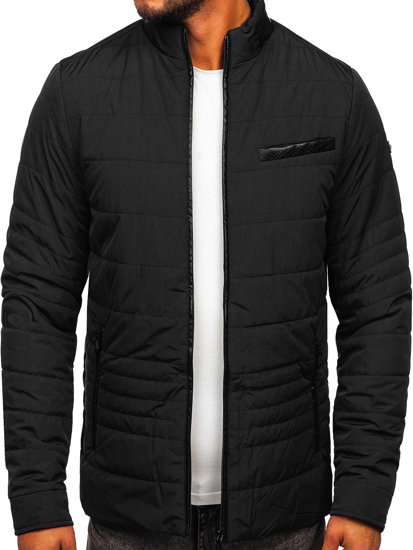 Men's Lightweight Quilted Jacket Black Bolf 22M12