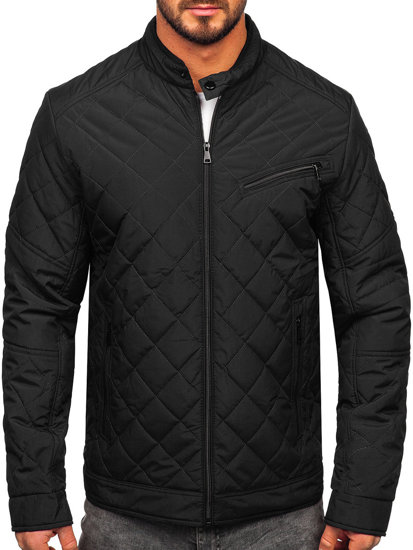 Men's Lightweight Quilted Jacket Black Bolf 22M306