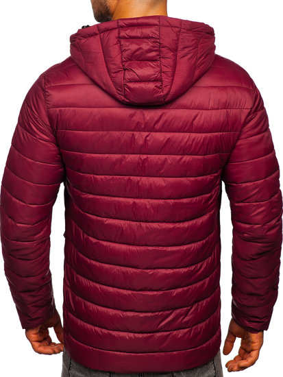 Men's Lightweight Quilted Jacket Claret Bolf M13001