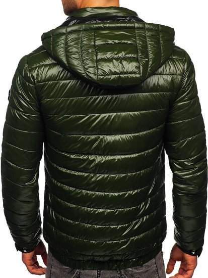 Men's Lightweight Quilted Jacket Green Bolf 6794