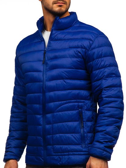 Men's Lightweight Quilted Jacket Navy Blue Bolf 13007