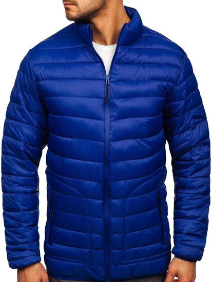 Men's Lightweight Quilted Jacket Navy Blue Bolf 13007