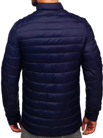 Men's Lightweight Quilted Jacket Navy Blue Bolf 23M9005