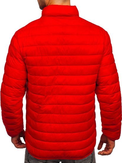 Men's Lightweight Quilted Jacket Red Bolf 13007