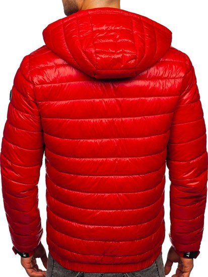 Men's Lightweight Quilted Jacket Red Bolf 6794