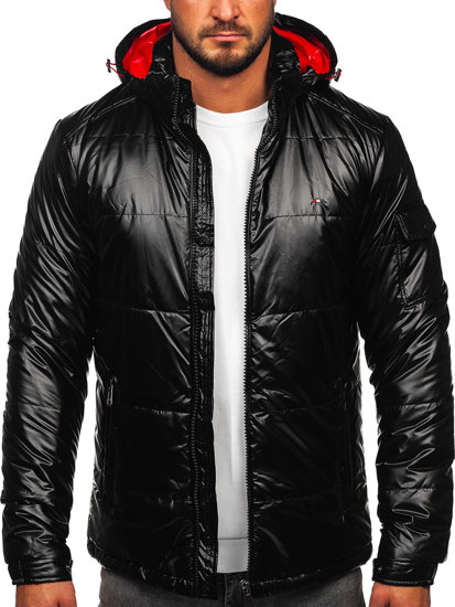 Men's Lightweight Quilted Sport Jacket Black Bolf 2137