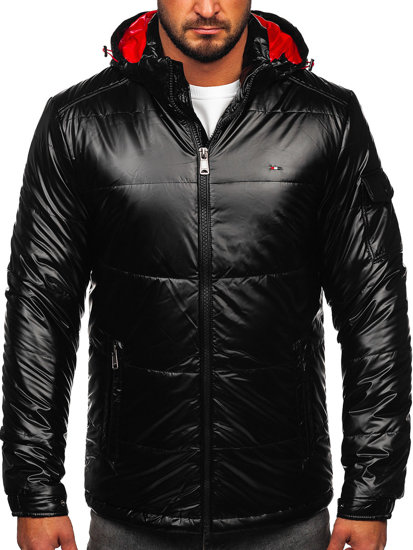 Men's Lightweight Quilted Sport Jacket Black Bolf 2137